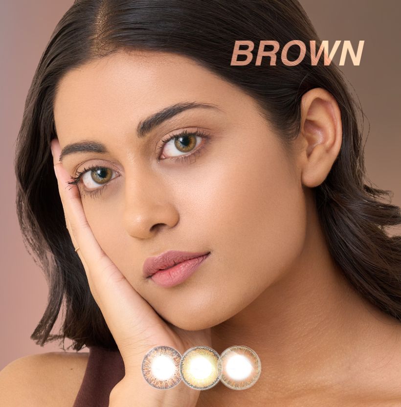 Brown Color Lens