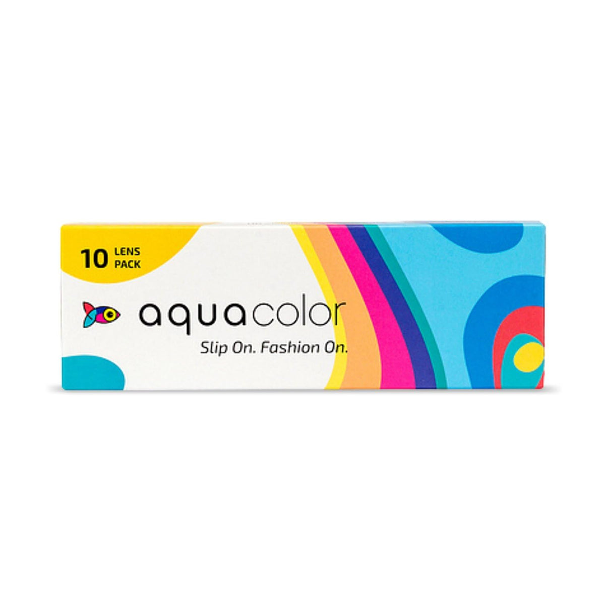 Aquacolor Daily Disposable Colored Lenses with 0 Power - Tricky Turquoise - (10 Lens/Box)