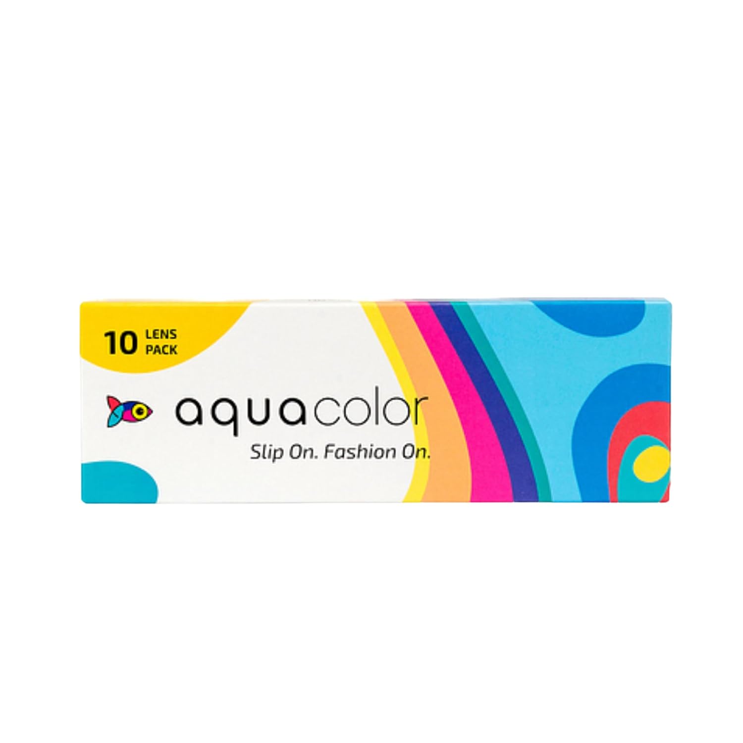 Aquacolor Daily Disposable Colored Lenses with 0 Power - Stormy Gray - (10 Lens/Box)