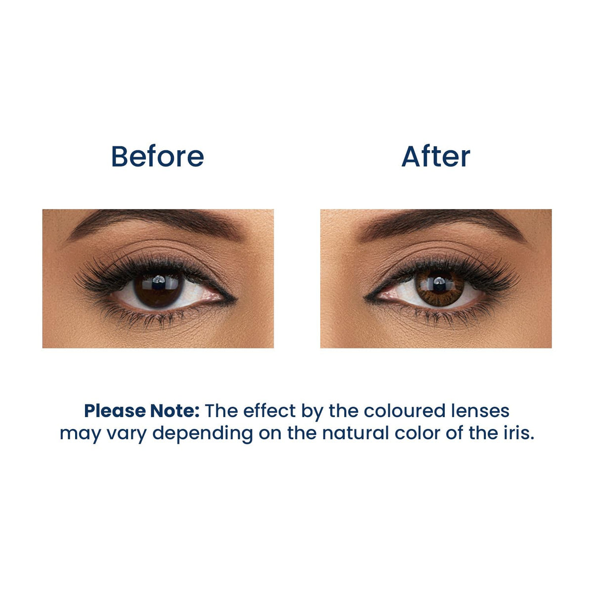 Aquacolor Mystery Brown Candy Pack Zero Power Colored Lenses (2 Lens/Box)