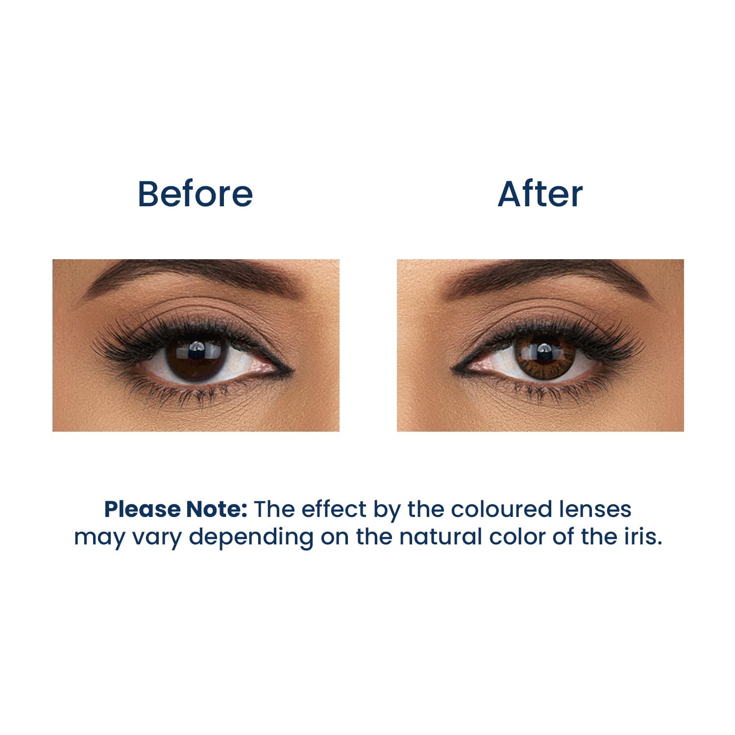 Aquacolor Mystery Brown Candy Pack Zero Power Colored Lenses (2 Lens/Box)