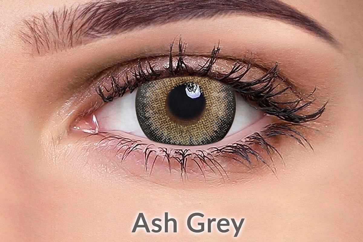 Ivalens Daily Fresh Color Contact lens Wink series 0 Power Dailies (2 Lens/Box) - Ash Gray Color