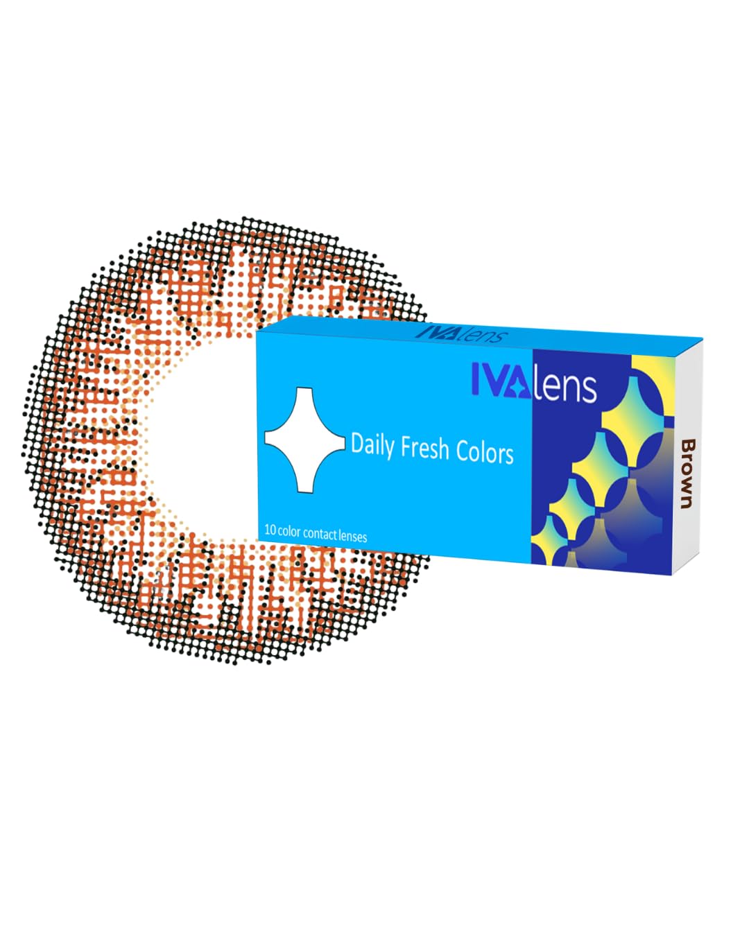 Ivalens Daily Fresh Color lens 10 lens pack - Brown Color