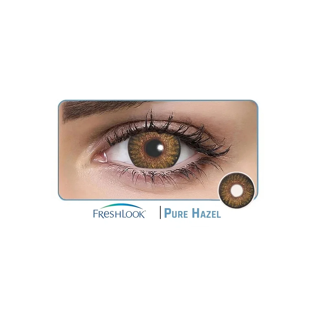 Freshlook Colorblends Monthly Cosmetic Contact Lenses (1 Pair) – Pure Hazel